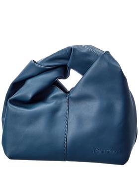 推荐JW Anderson Twister Mini Leather Hobo Bag商品