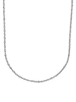 Saks Fifth Avenue | 14K White Gold Solid Perfectina Chain Necklace,商家Saks OFF 5TH,价格¥1025
