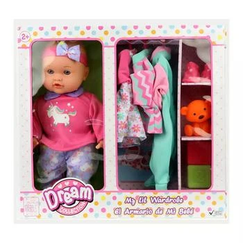 Redbox | Dream Collection 14 Inch My Lil Wardrobe Baby Doll Set,商家Macy's,价格¥172