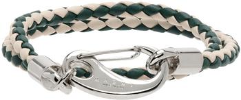 Marni | White & Green Double Wrap Braided Bracelet商品图片,3.1折