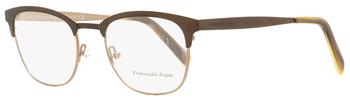 推荐Ermenegildo Zegna Men's Classic Eyeglasses EZ5099 050 Matte Brown/Horn 50mm商品