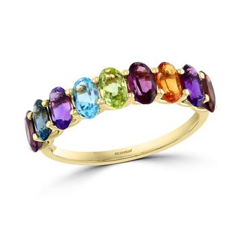 商品Effy | EFFY® Multi-Gemstone Statement Ring (2-1/5 ct. t.w.) in 14k Gold,商家Macy's,价格¥4758图片