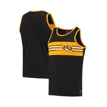 推荐Men's Black Missouri Tigers Colorblock Tank Top商品