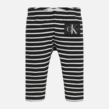 推荐Calvin Klein Baby Striped Stretch-Cotton Leggings商品
