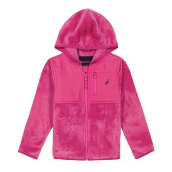 Nautica | Nautica Little Girls' Faux-Fur Nautex Hooded Jacket (4-7),商家Premium Outlets,价格¥117