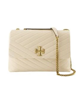 推荐Kira Chevron Bag - Tory Burch - Leather - Beige商品