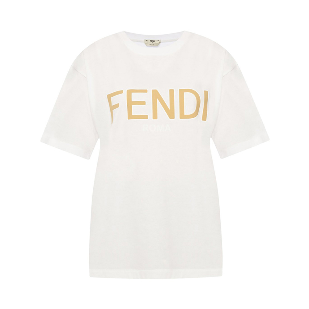 女装迪桑特羽绒服, Fendi | Fendi 芬迪 女士白色T恤 FAF077-A8XA-F0ZNM商品图片 独家减免邮费