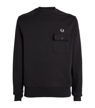 Fred Perry | Cotton Chest-Pocket Sweatshirt商品图片,独家减免邮费