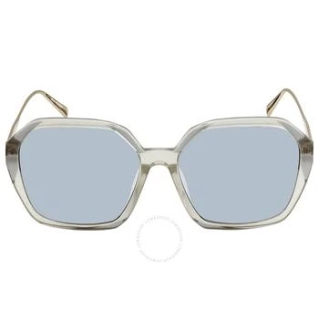 Mcm Translucent Grey Hexagonal Ladies Sunglasses MCM700SA 050 60