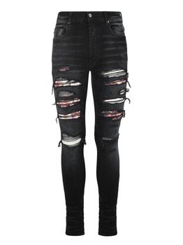 推荐AMIRI RIPPED SKINNY JEANS商品