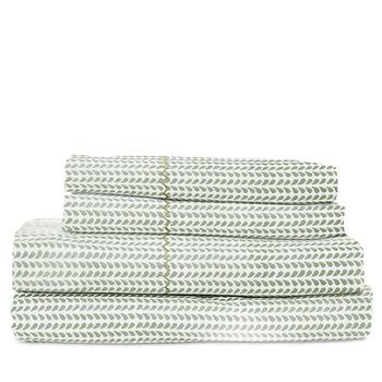 商品John Robshaw | Cinde Sage Sheet Set, King,商家Bloomingdale's,价格¥2599图片