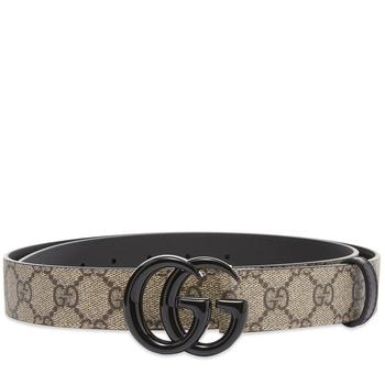 gucci皮带男, Gucci | Gucci GG Supreme Interlocked Belt商品图片 满$200享9.5折, 满折