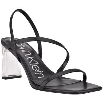 加拿大ck鞋, Calvin Klein | Calvin Klein Womens Idina Leather Dress Sandal Slingback Heels商品图片 3.2折起