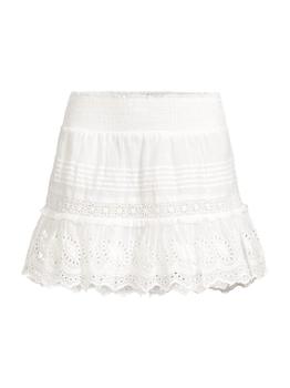 LOVESHACKFANCY代购, LOVESHACKFANCY | Jimena Eyelet Mini Skirt商品图片 4.5折