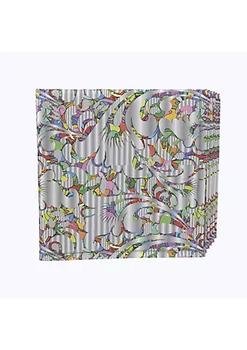 商品Fabric Textile Products, Inc. | Napkin Set, 100% Polyester, Set of 4, 18x18", Silver 3D Paisley,商家Belk,价格¥218图片