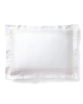 Ralph Lauren | Organic Handkerchief Embroidery Standard Sham,商家Neiman Marcus,价格¥497