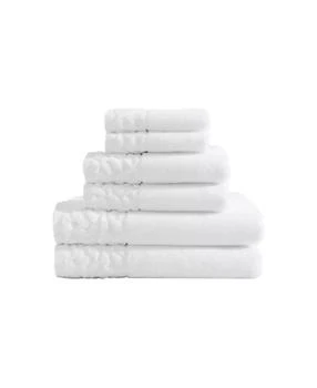 Laura Ashley | Marilyn Cotton Terry 6 Piece Bath Towel Set,商家Macy's,价格¥430