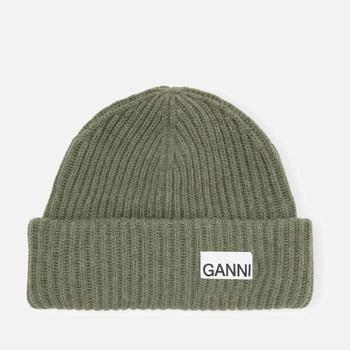 推荐Ganni Women's Rib Knit Beanie - Brazilian Sand商品