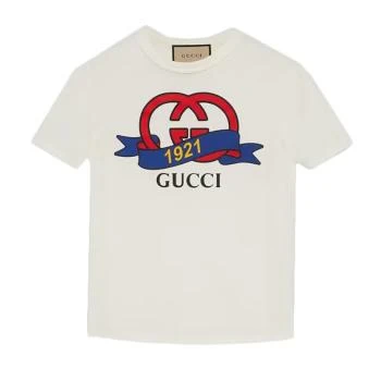 Gucci | 【预售3-7天】古驰23新款 女士白色互扣式G921棉质T恤748287XJFND9095,商家IWCOCO,价格¥3038