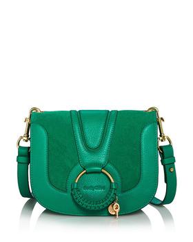 product Hana Small Leather & Suede Crossbody image