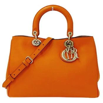 [二手商品] Dior | Dior Diorissimo Leather Shoulder Bag (Pre-Owned) 6.5折