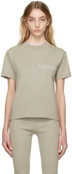 Essentials | 2023春季新款 女款 灰色圆领 T 恤 6.9折