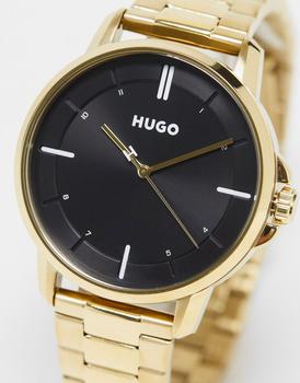 推荐HUGO Focus watch in gold商品