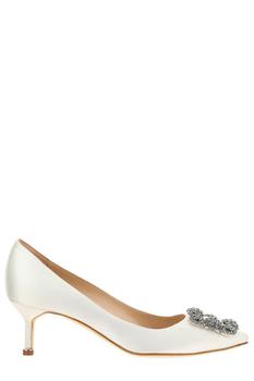 Manolo Blahnik长筒靴, Manolo Blahnik | Manolo Blahnik Hangisi Pointed-Toe Pumps商品图片 7.1折