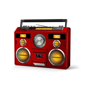 商品Studebaker | SB2140R Sound Station Portable Stereo Bluetooth, CD, AM/FM Radio, Cassette Recorder,商家Macy's,价格¥1693图片