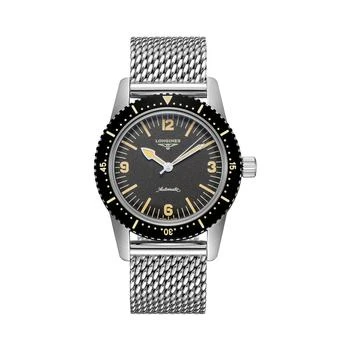 推荐Longines Men's Watch - Heritage Skin Diver Automatic Black Dial Bracelet | L28224566商品