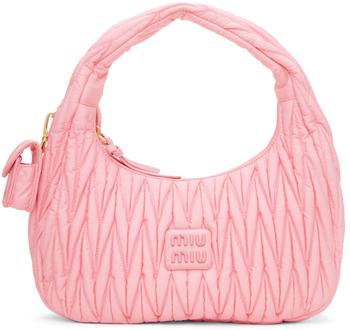 product Pink Wander Matelassé Shoulder Bag image