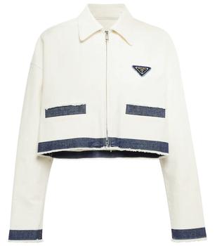 商品Prada | Logo cropped denim jacket,商家MyTheresa,价格¥10523图片