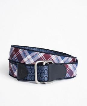 Brooks Brothers | Plaid and Solid Reversible Stretch Belt商品图片,