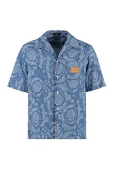 Versace | VERSACE FLORAL PRINT COTTON SHIRT 6.6折