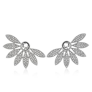 Burberry | Half Daisy Studded Crystal Earrings商品图片,7折, 满$275减$25, 满减