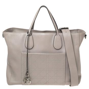 迪奥托特包, [二手商品] Dior | Dior Grey Leather Nappy Diaper Bag商品图片 5.5折, 满1件减$100, 满减