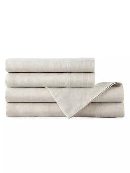 Peacock Alley | European Washed Linen Sheet Collection,商家Saks Fifth Avenue,价格¥3292