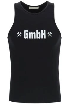 推荐Gmbh logo print ribbed tank top商品