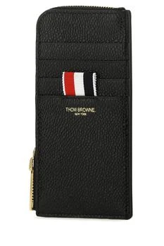 Thom Browne | Black leather coin purse 