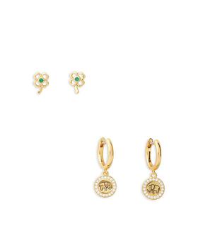 Kate Spade, Kate Spade | Wishes Luck Earrings, Set of 2商品图片 7折