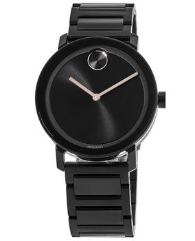 推荐Movado Bold Evolution Black Dial Black Steel Men's Watch 3600752商品