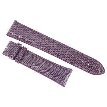 商品21 MM Shiny Grape Purple Lizard Leather Strap图片