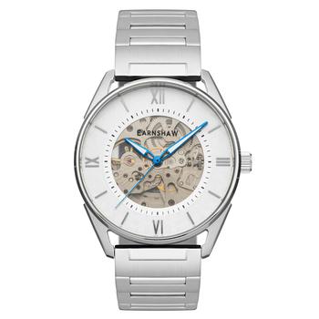 推荐Thomas Earnshaw Men's ES-8223-11 Spencer Skeleton 42mm Grey Dial Steel Watch商品
