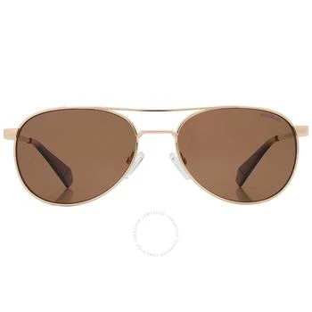 Polaroid | Core Bronze Polarized Pilot Ladies Sunglasses PLD 6070/S/X 0J5G/SP 56 1.9折, 满$200减$10, 满减