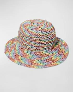 推荐Rainbow Raffia Bucket Hat商品