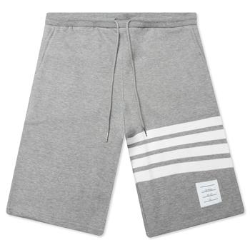 thom browne裤, Thom Browne | Thom Browne Classic Sweat Shorts - Light Grey商品图片 