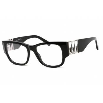 Swarovski | Swarovski Men's Eyeglasses - Rectangular Shape Shiny Black Plastic Frame | SK5473 001,商家My Gift Stop,价格¥251