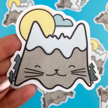 商品Meow-ntain Vinyl Sticker,商家Verishop,价格¥30图片