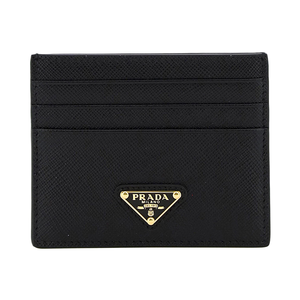 prada包, Prada | Prada 普拉达 女士黑色徽标图案卡包 1MC025-QHH-F0002商品图片 满$100享9.5折, 满折