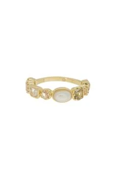 Covet | Multi Stone & Imitation Pearl Ring,商家Nordstrom Rack,价格¥113